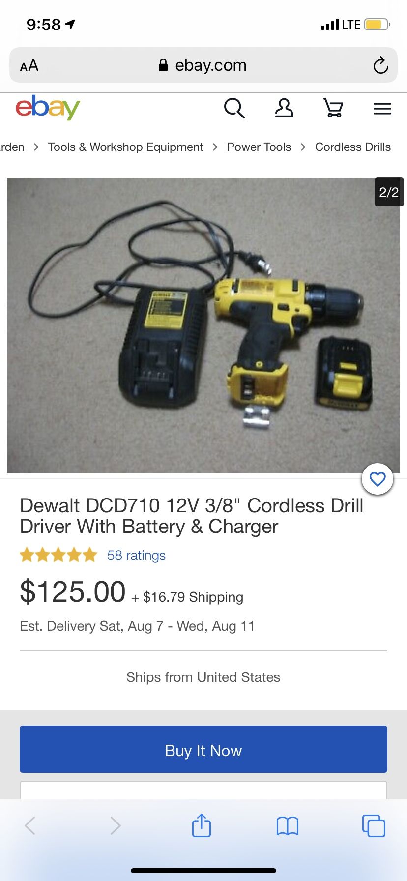 Dewalt 12v Drill