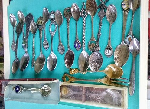Lot Of Different Soviner Spoons