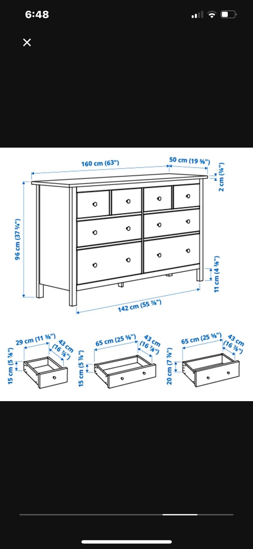 Dresser With Glass Top