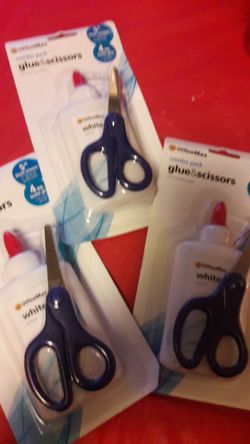 Scissors with glue $2 each pkge