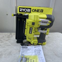RYOBI ONE+ 18V Cordless AirStrike 18-Gauge Brad Nailer (Tool Only)