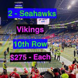 Seahawks Vikings Tickets