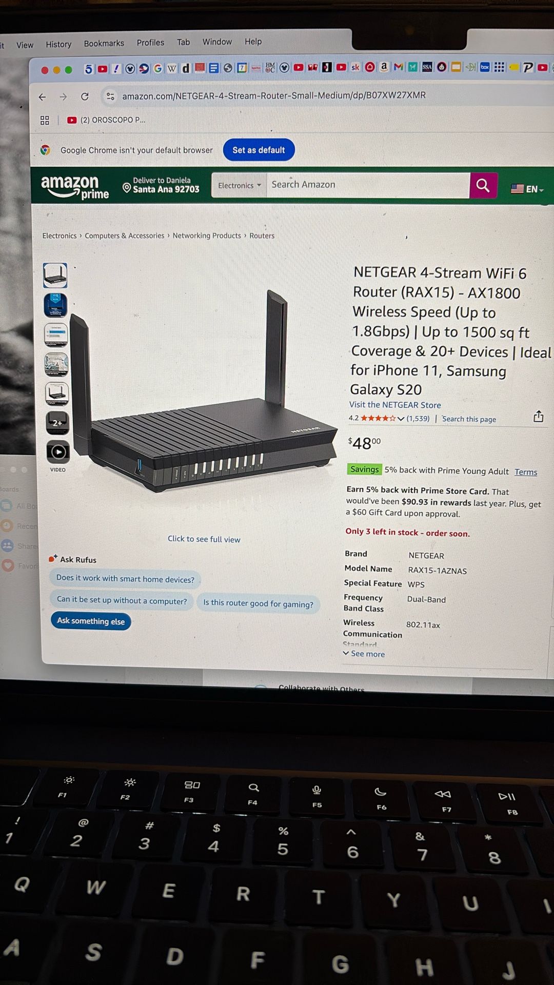 NETGEAR Router AX1800