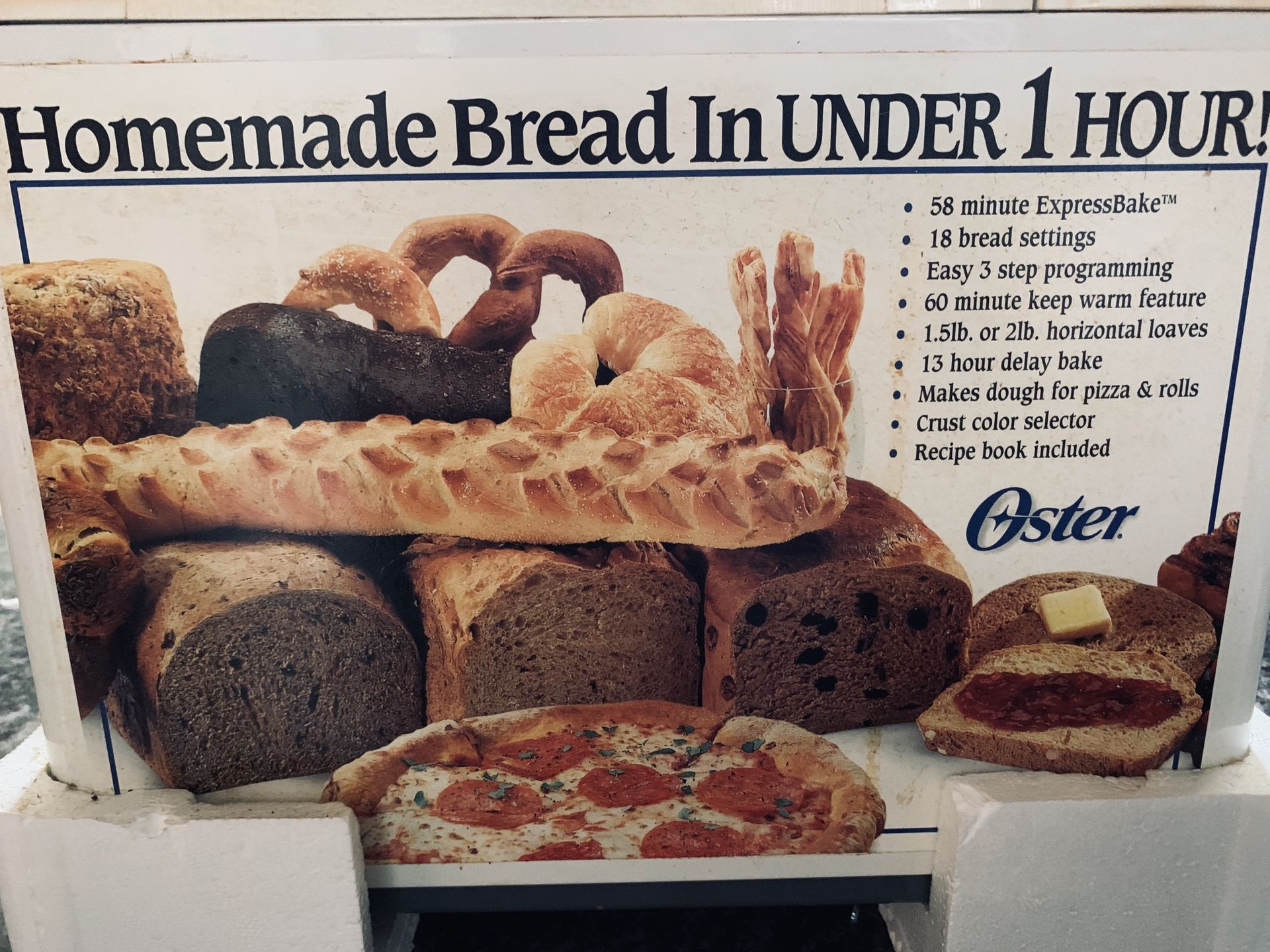 Oster bread maker