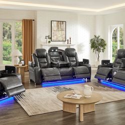 Tesla 3pc. Power Reclining 😍❤️😜🚛