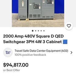 2000 Amp Switch Gear