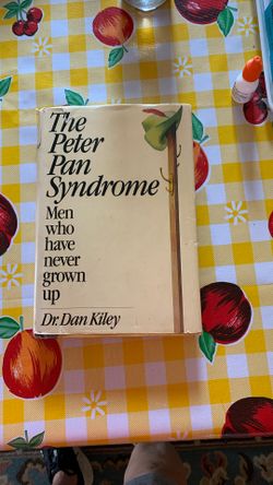 Book, The Peter Pan Syndrome By Dr Dan Kiley, Dust Cover Shows Wear But Rest Of Book Nice Used Condition—Psychology, Self Help