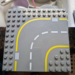 Apostrophe Games Large Building Blocks Road Base Plates Compatible with  Duplo/Mega Block