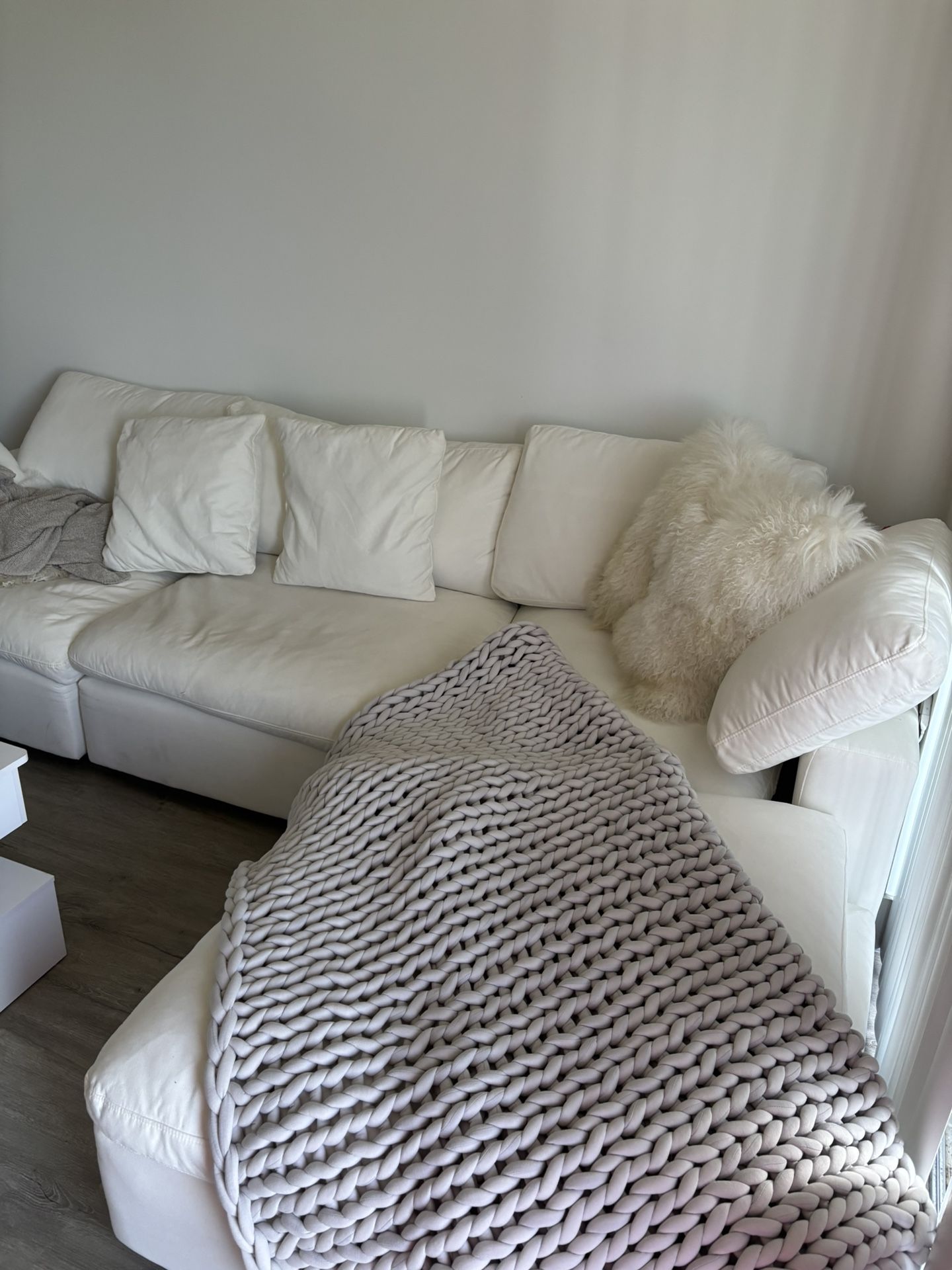 White couch