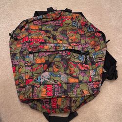 Used Ninja Turtle Backpack