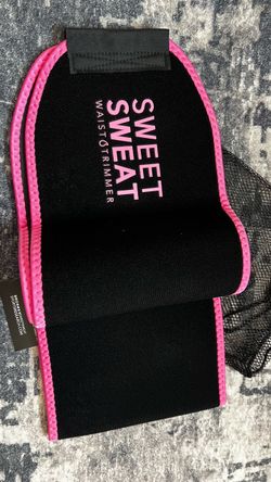 Sweet Sweat Waist Trimmer – Pink/Black – Size Small