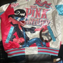 Pink panther Satin jacket 