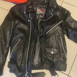 FILLMORE MEN'S MOTORCYCLE LEATHER JACKET