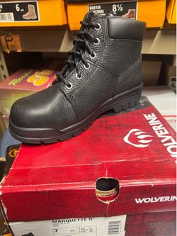 Nueva botas con casquillo wolverine #8 anchas $88