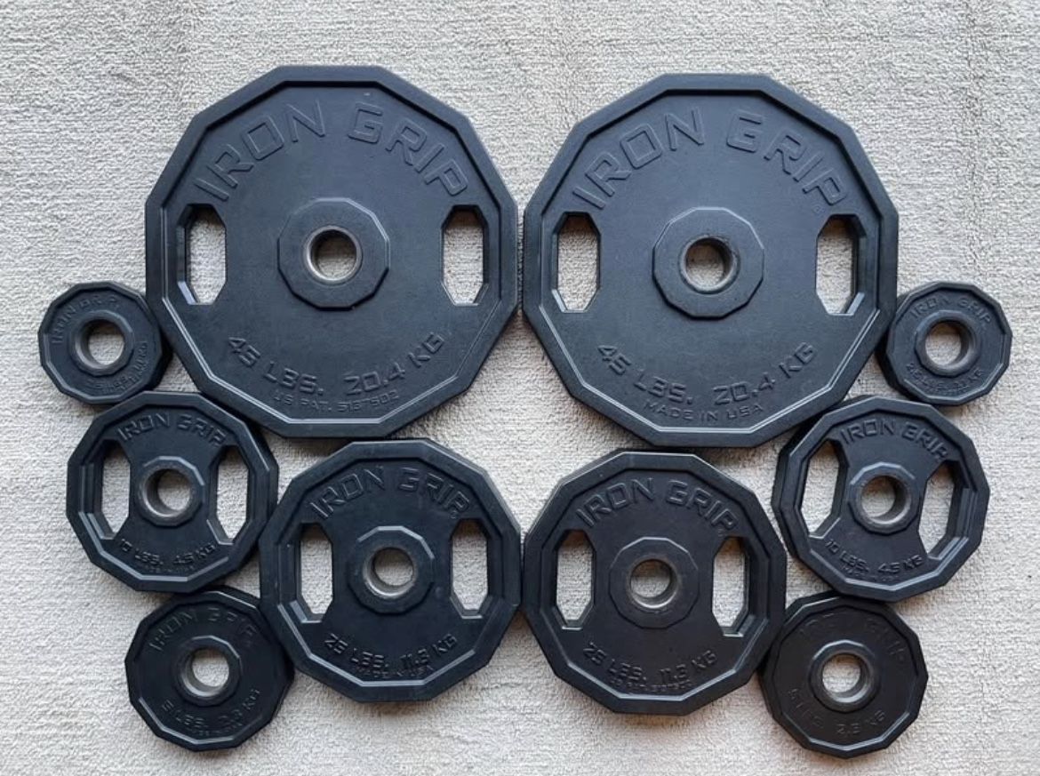 🔥Iron Grip Urethane Olympic Weight Plates (2 In)🔥