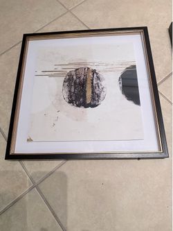 Black and gold wall art