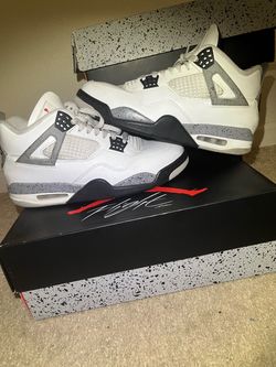 Air Jordan 4 White Cement