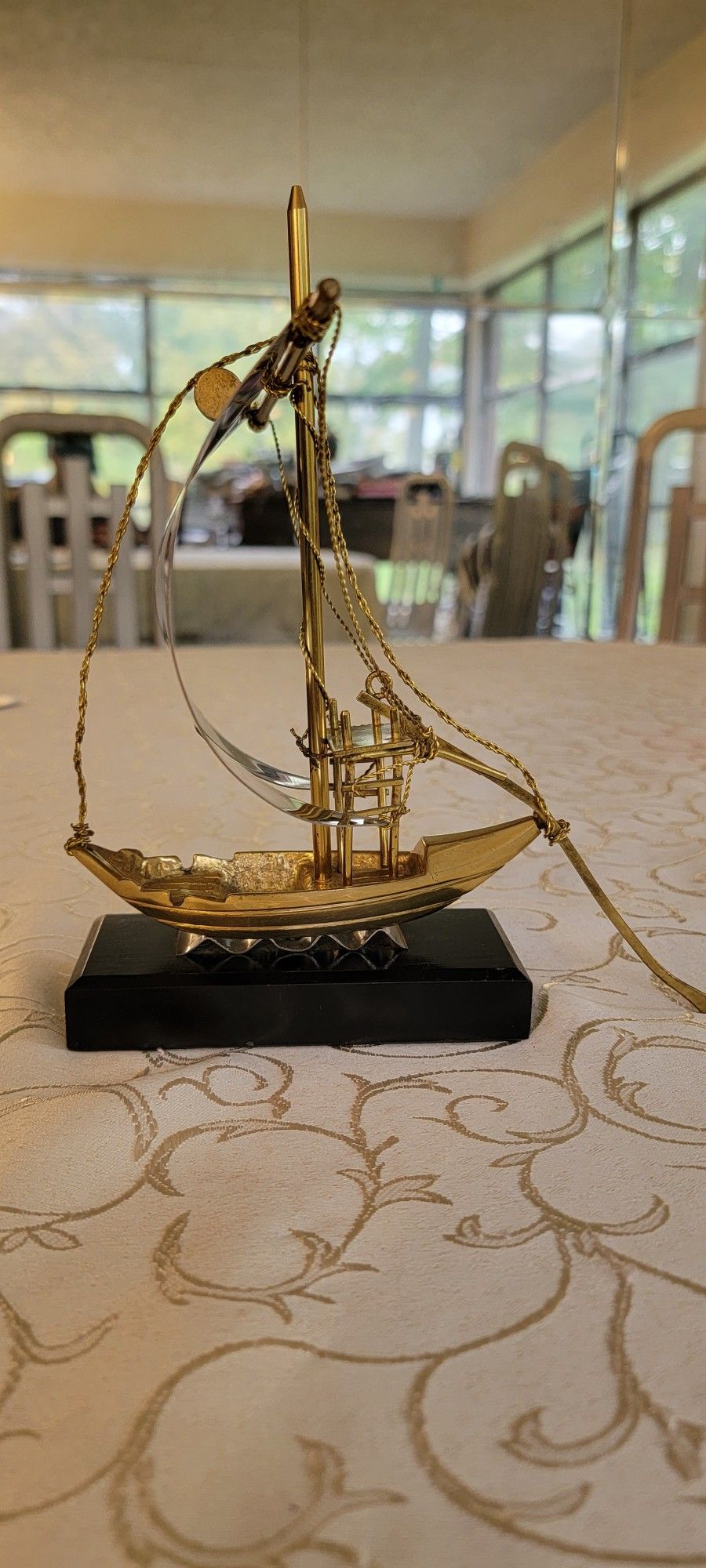 Beautiful Antique Decorative Sailboat