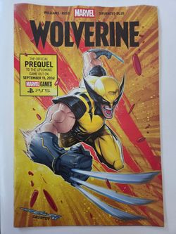 Exclusive SDCC Marvel's Wolverine Prequel Comic #1 for PS5