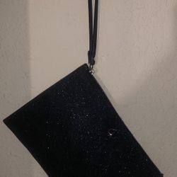 Kate spade wristlet blue sparkle