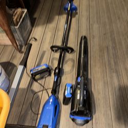 Kobalt Weed Wacker and Leaf Blower w/charger & Battery
