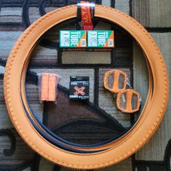 NEW Bicycle Bmx Cruiser Parts Bundle 26" Orange