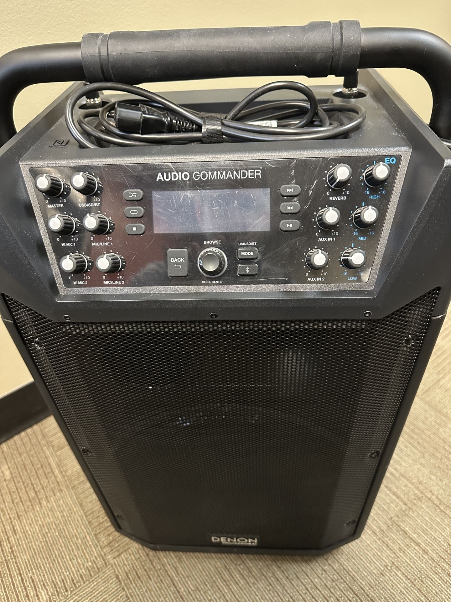 Denon Pro Audio Commander Mobile PA System