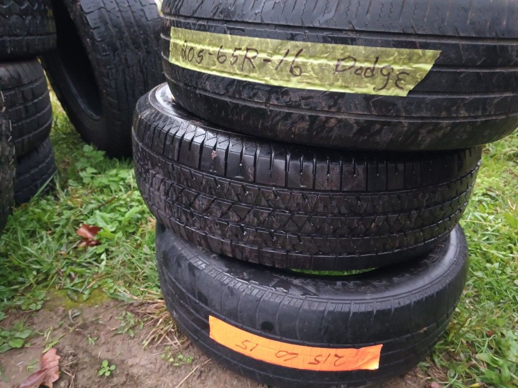 Lots Of New And Slightly Used Tires