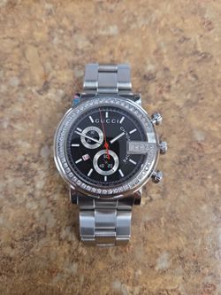 Gucci 101M Chrono Diamond Watch