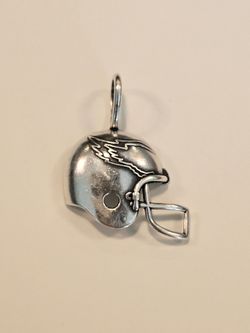 1993 Philadelphia Eagles NFL 925 Sterling Silver Football Helmet Pendant