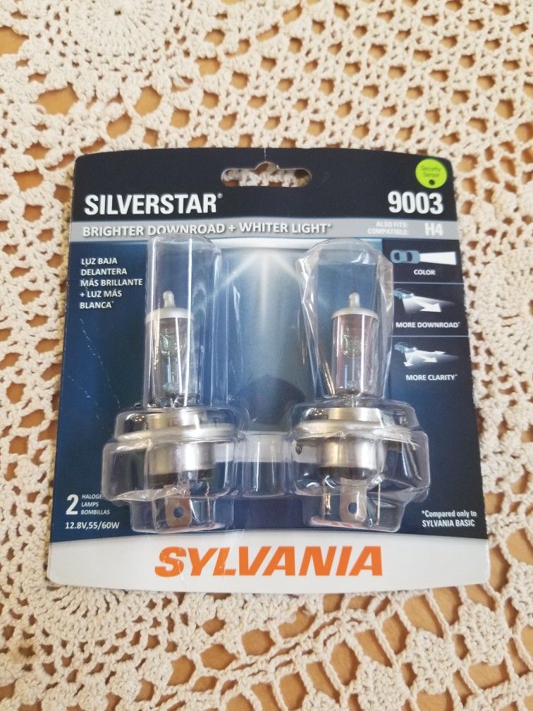 Sylvania 9003 Silver star Headlights Bulbs
