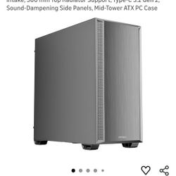 Solid Black ATX PC Case