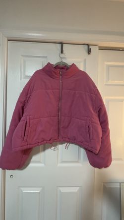 PrettyLittleThing Plus Pink Puffer Jacket – Size 3XL