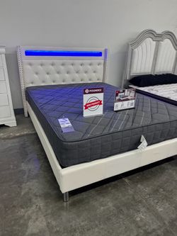 New Queen bed frame with Matress