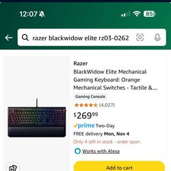 Razer Blackwidow Ultimate RZ03-0262 Keyboard