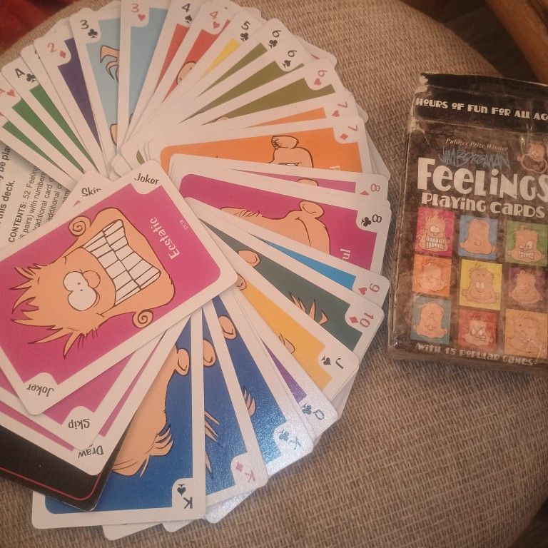 Feelings Playing Cards By : Jim Borgman - Educational - Therapy 