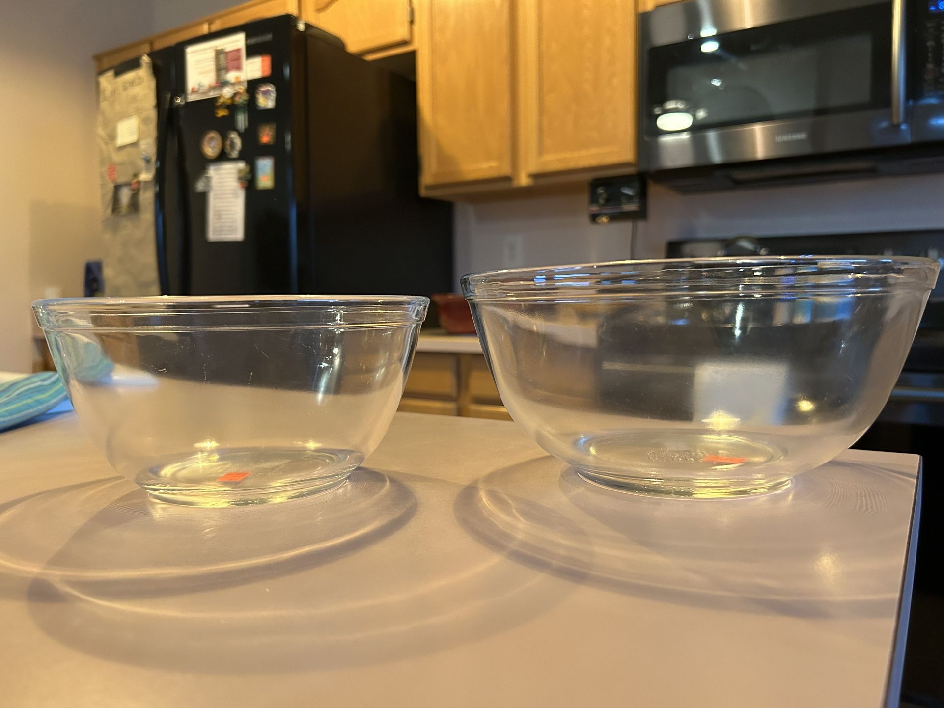 Two Pyrex Bowls