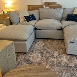GREY PLUSH CLOUD BRAND NEW SAME DAY DELIVERY 