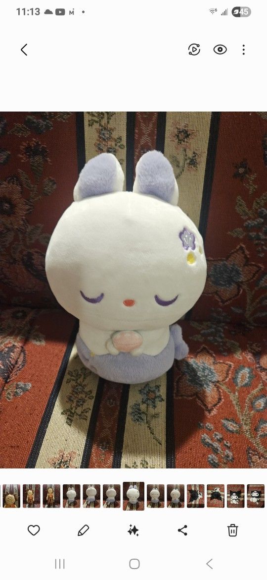 MEWAII BUNNY RABBIT MERMAID KAWAII SOFT 9" SOFT PLUSH ANIMAL