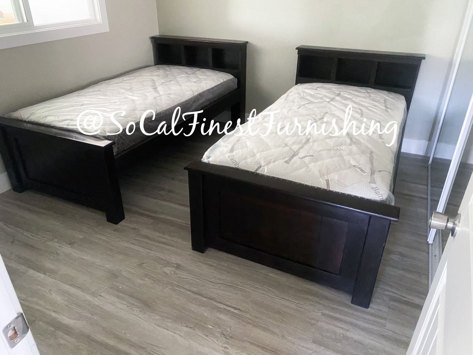 2 New Twin Bed With Mattress