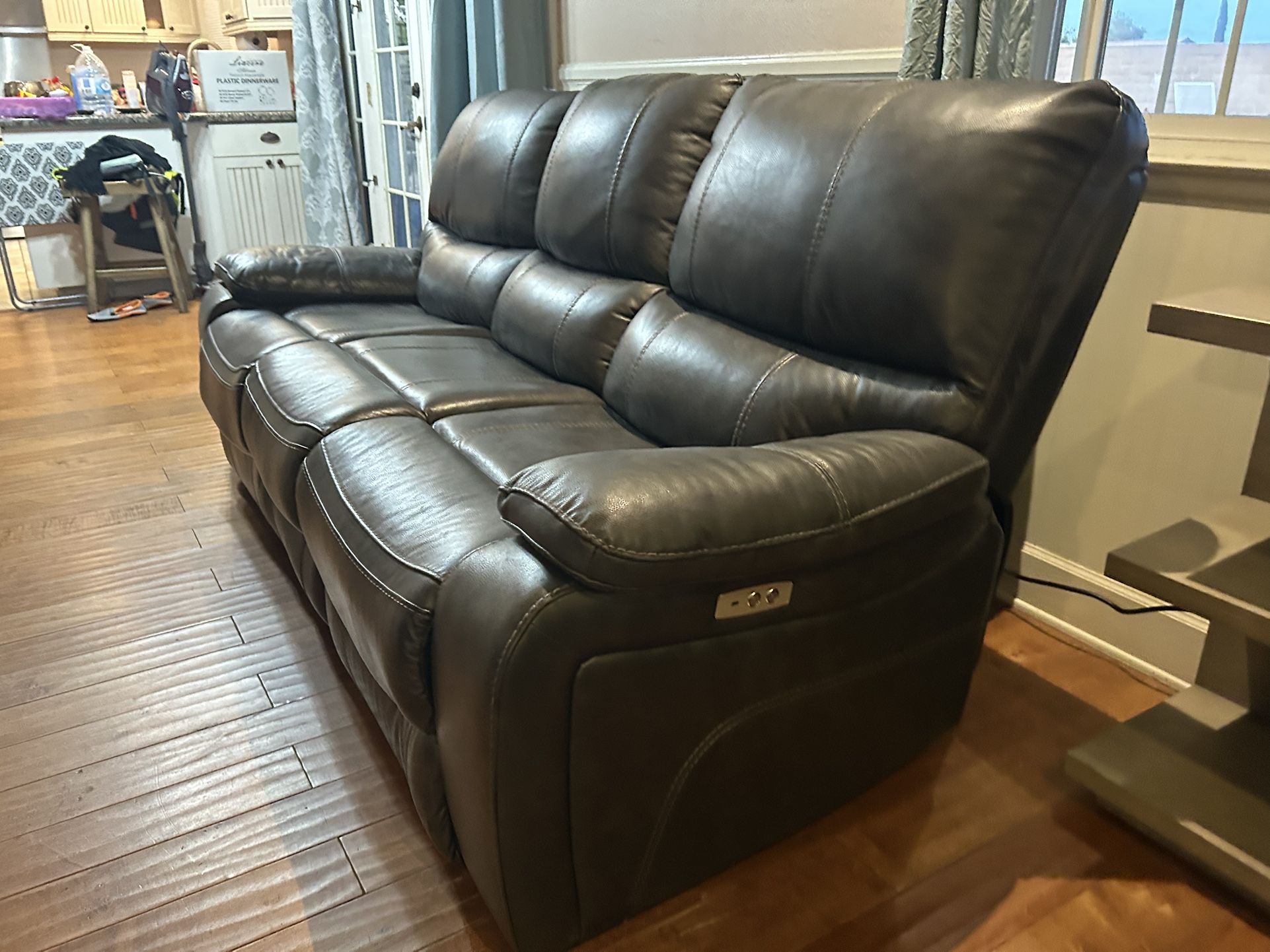 Leather Couch Recliner