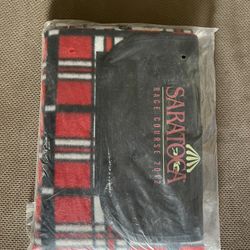 Saratoga Raceway 2012 Blanket (original package) Sealed 