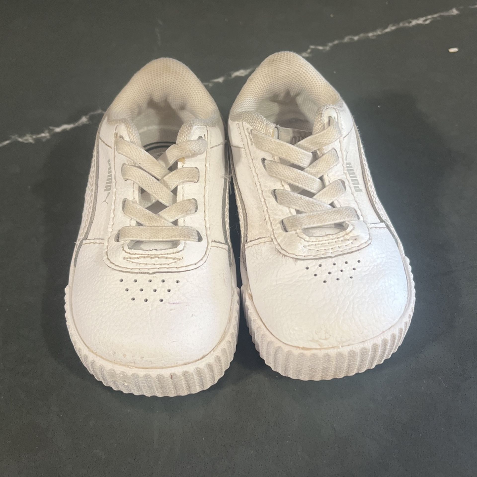White Puma Toddler Shoe