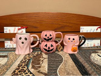 Halloween Pink Mugs