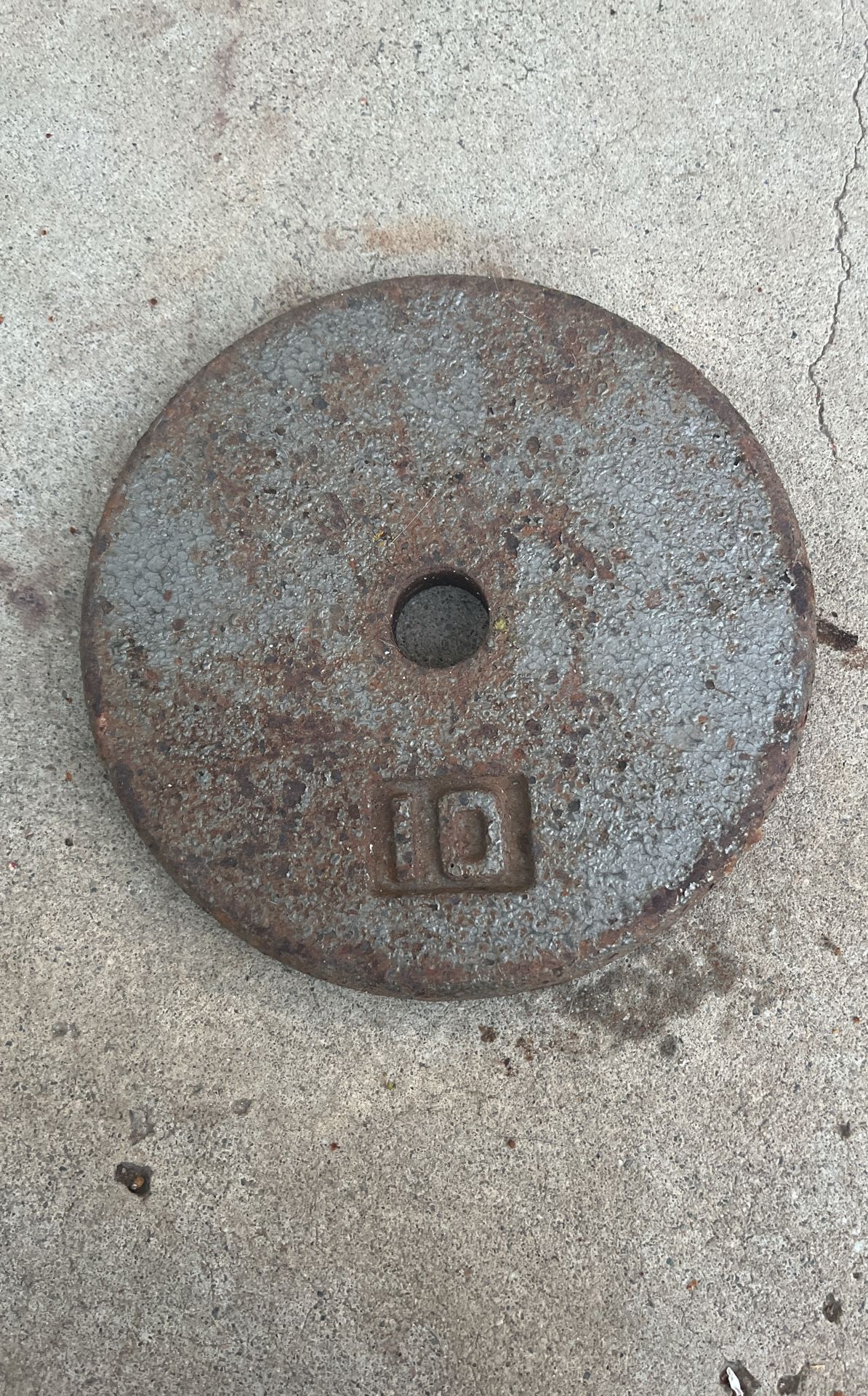 A Ten Pound Weight Plate