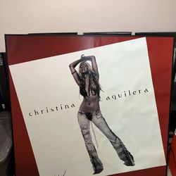 Christina Aguilera & Justin Timberlake Mounted Vinyl Posters
