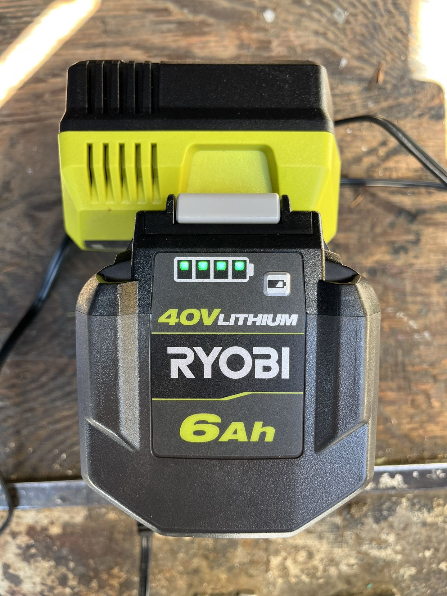 ryobi 40v battery and charger
