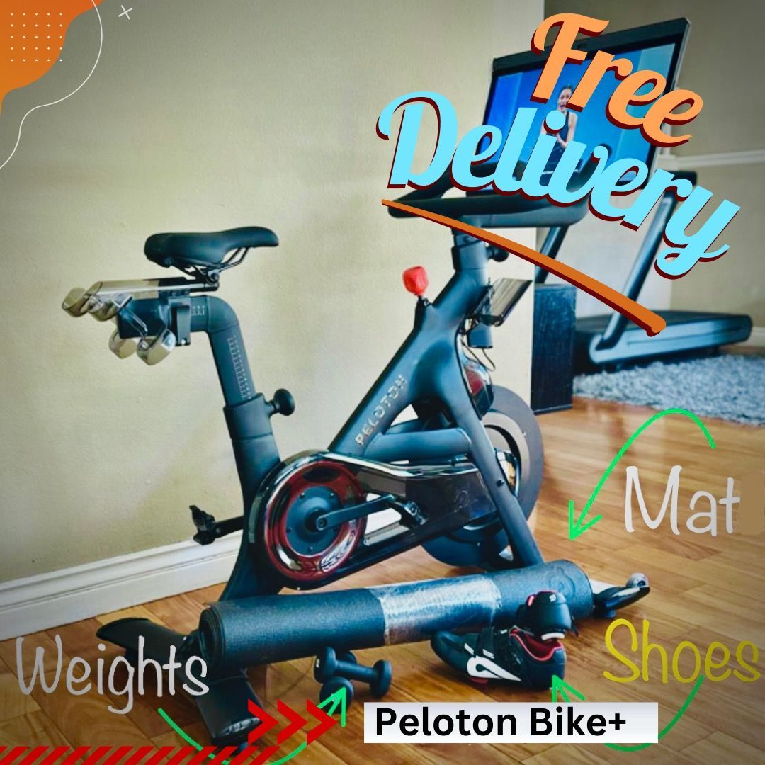 🔥 Peloton Bike Plus – Smart Spin Bike with Live Classes, HD