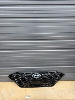 HYUNDAI SONATA ORIGINAL FRONT GRILLE BLACK 2021-2023