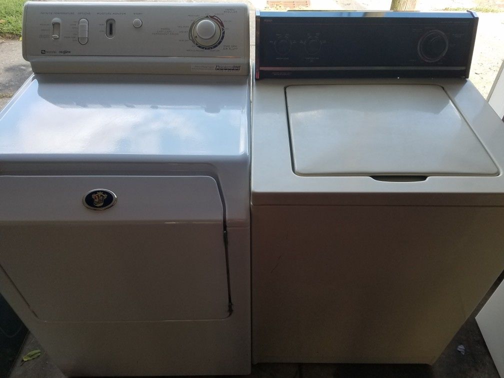 Washer and Dryer 